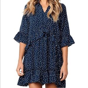 Ruffle Polka Dot Dress